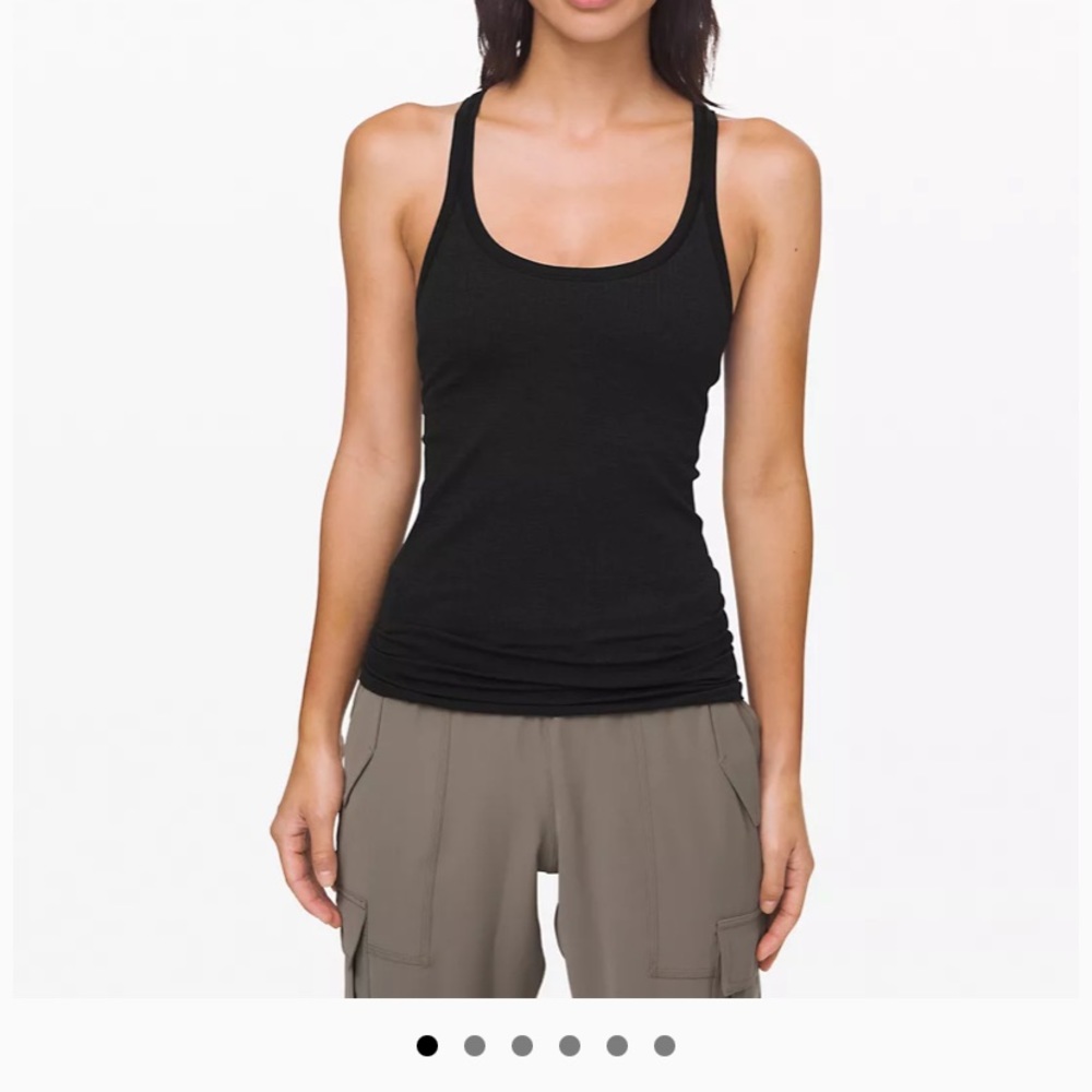 GREY Lululemon Ebb To Street racer back